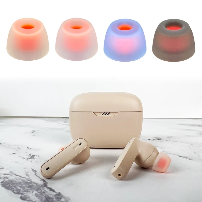 3 Pairs Silicone Earbuds Eartips For JBL T230NC TWS Earbuds Replacement Eartips Earbud Covers(3 Sizes)