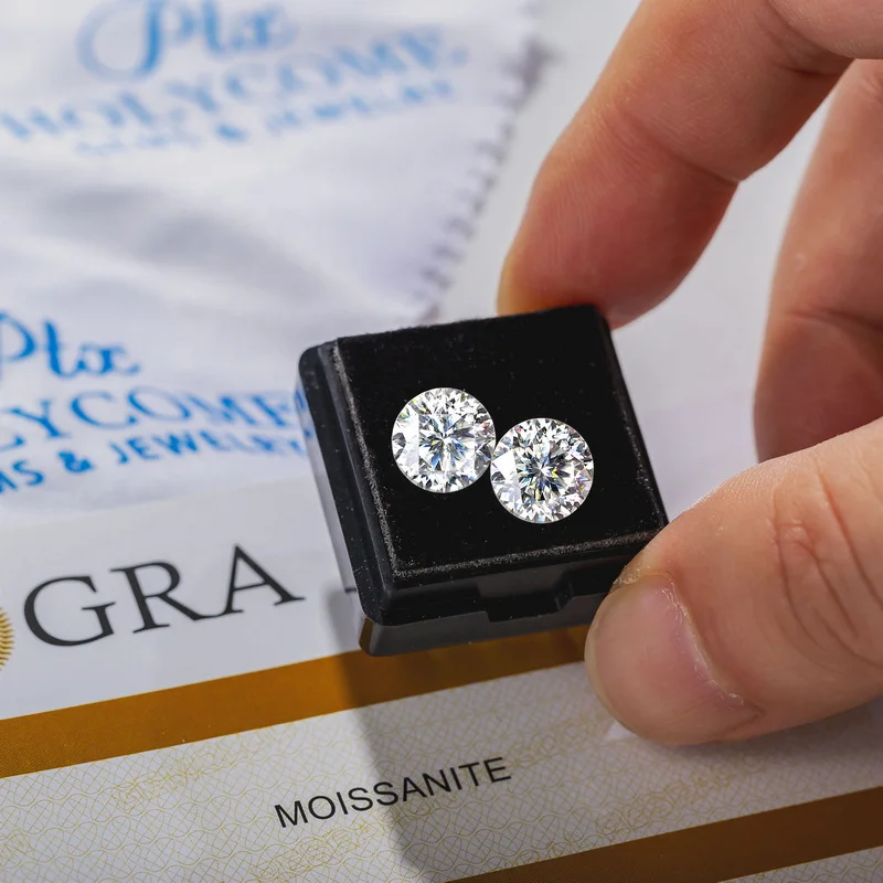 

Муассанит с цветком сливы, свободный камень, круглый многоцветный дизайн для уникального кольца, кулон, ювелирные изделия, редкая необычная форма, драгоценный камень