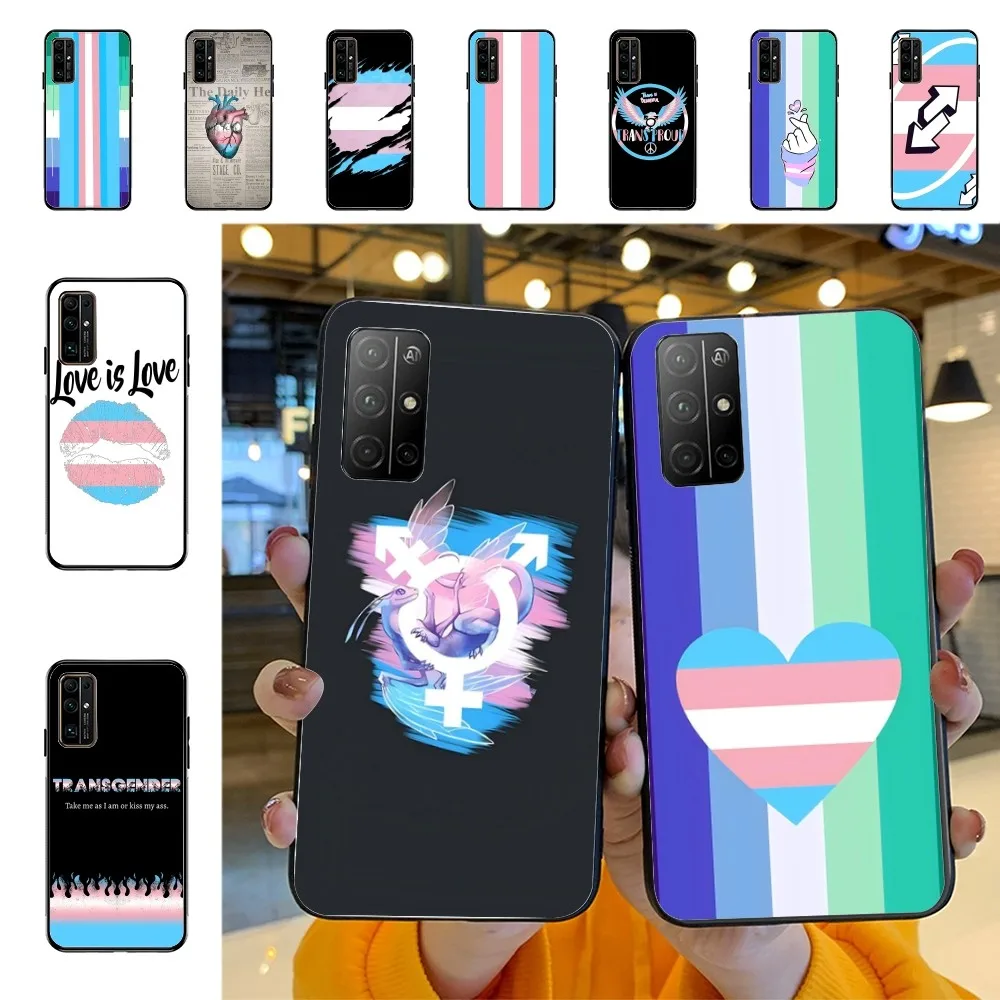 

T-Transgender Love Phone Case For Huawei Honor 10 lite 9 20 7A 9X 30 50 60 70 pro plus Soft Silicone Cover