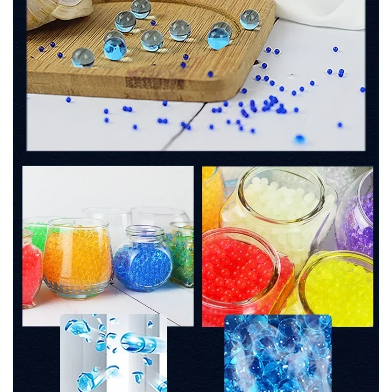 SOT60000PCS كرات الرخام المائي الرصاص الاطفال لعبة مسدس المياه اليد لعبة يدوية هيكل البنادق الكريات لعبة كرات المياه اكسسوارات