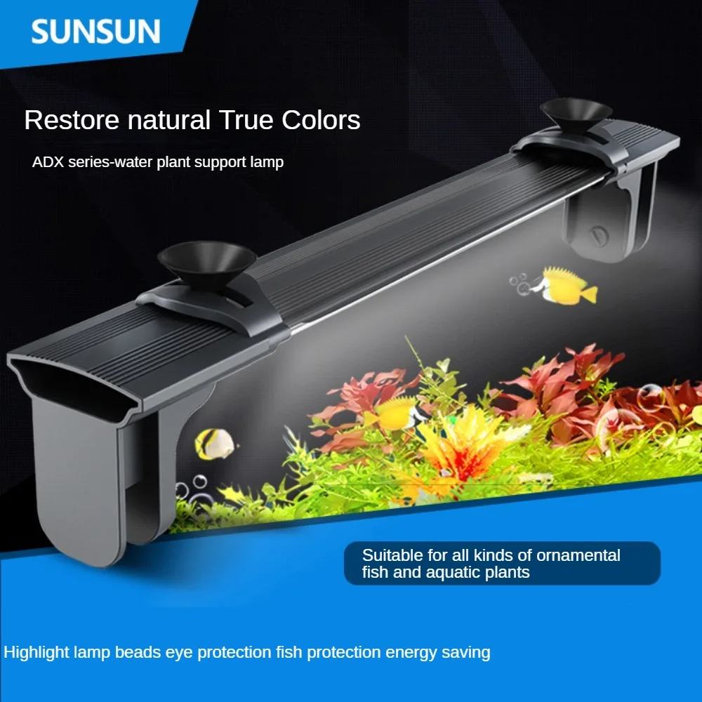 

2 Mode Blue White Light/Blue Light LED Fish Tank Fluorescent Fixture Aquarium Light Aquarium Light Landscaping Plant Grow