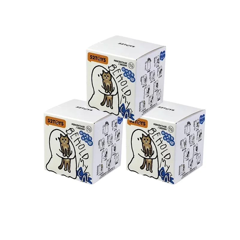 Heiße Original 52toys Ghody Behold My Cat Blind Box Figuren Tiny Blue Furbal Lucky Little Whiht Trendige Spielzeuge Sammlerstücke Deko-Geschenke