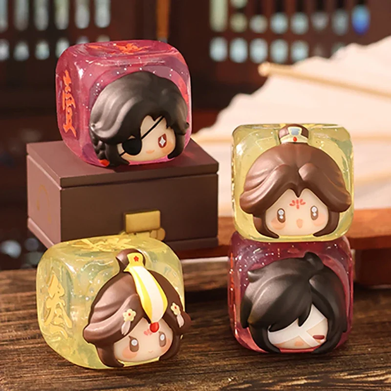 God's Blessing Exquisite Dice Candy Granules Series Mini Blind Box Toys Kawaii Anime Action Figure Caixa Caja Surprise Mystery