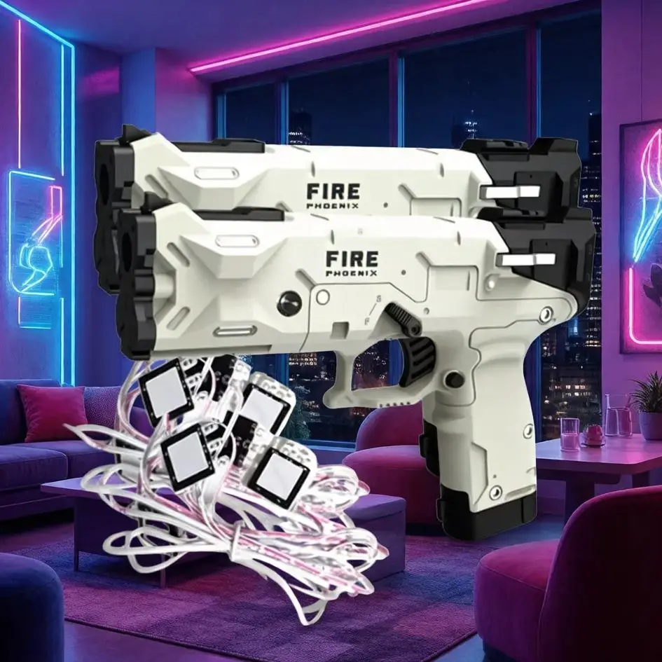 2p GUN4IR Wireless Electromagnetic Light Gun With Recoil Suitable For PC Shooting Game Simulators And Coin-Operated Arcade Games