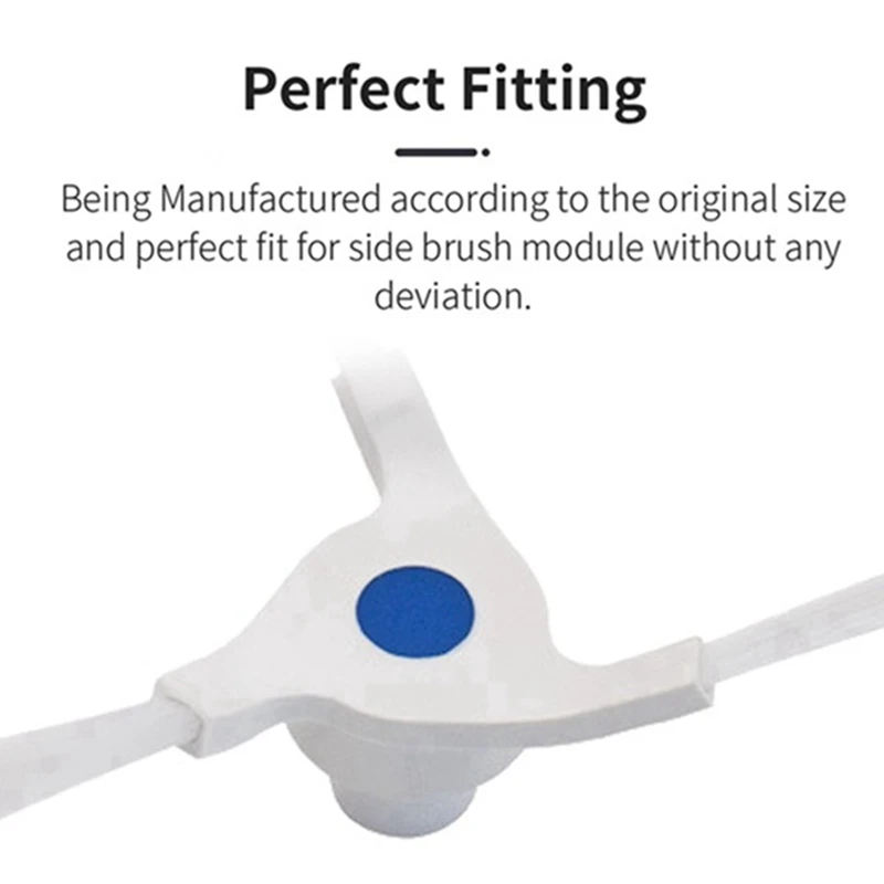 Lot de 6 brosses latérales blanches pour robot de balayage, accessoires pour Ecovacs X2/X2 Pro