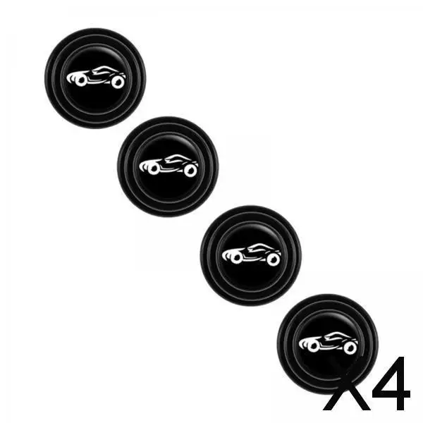 2-4pack Car Door Absorber Cushion Gasket Decorative Buffer Bumper Cushion 4x