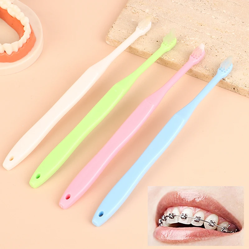 

Ортодонтические зубные щетки, разные цвета