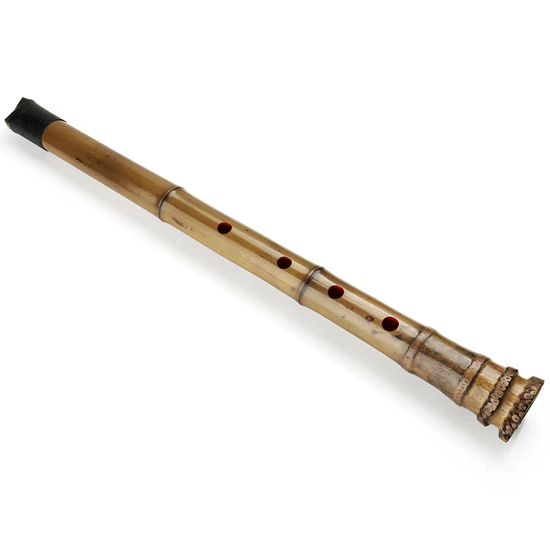 QINGULIU D Key Shakuhachi 5 Holes Wooden Musical Instruments New Arrival Bamboo Vertical Flute With Root Woodwind Instrument