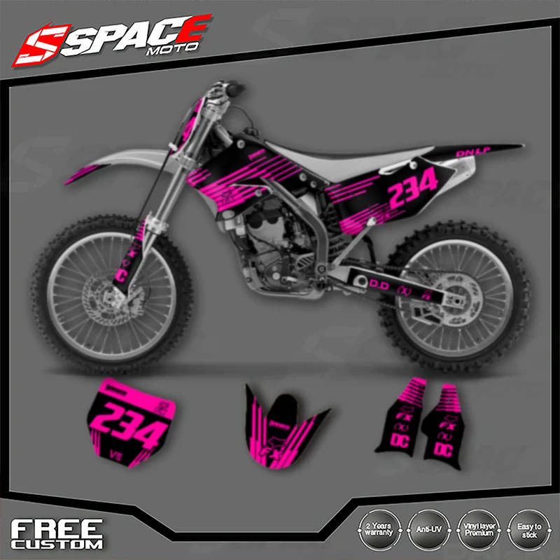 

SPACE For SUKUZI RMZ250 2004 2005 2006 Custom Motorcycle Graphics Background Decals Stickers Kits 003