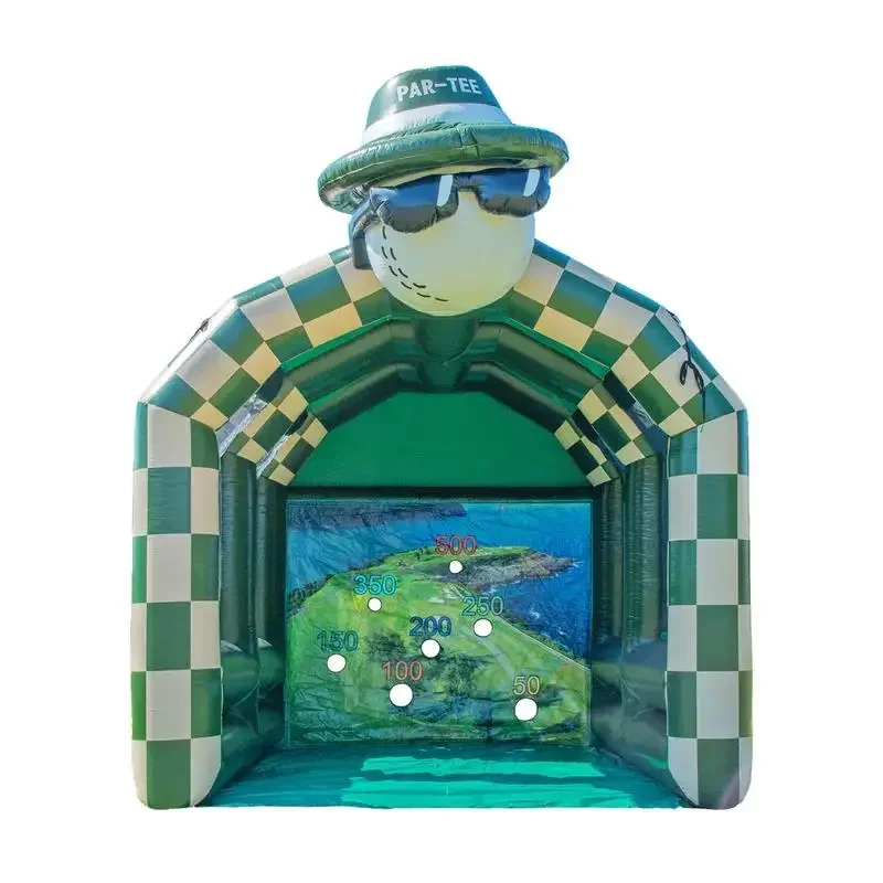 Newly Upgraded Indoor And Outdoor Use, Inflatable Golf Party Shooting Game, Entertainment Park Cool Style, Classic Color
