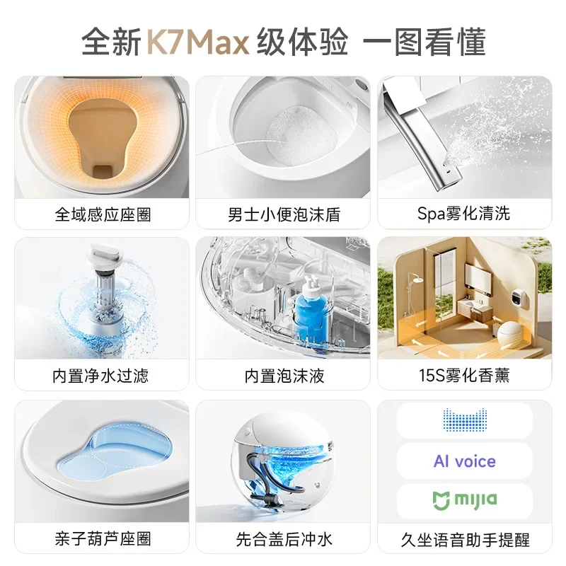 

Creative egg smart toilet