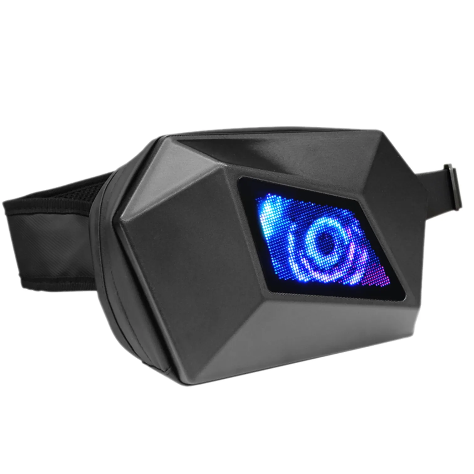 

LOY S1-1 LED Screen Sling Bag Funny App Control Display Crossbody Backpack Trenders' Cool Chest Bag for Cyclist Boys and Girls