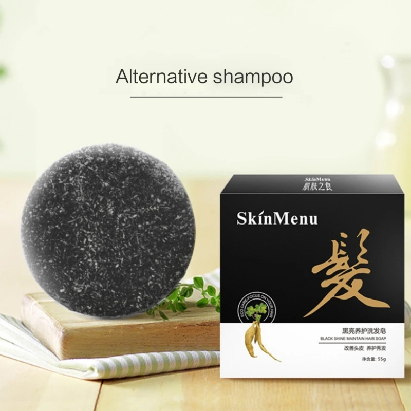 

Soap Hair Darkening Shampoo Bar Repair Gray White Hair-Color Dye Face Hair Body Shampoo Natural Organic Hair-Conditioner