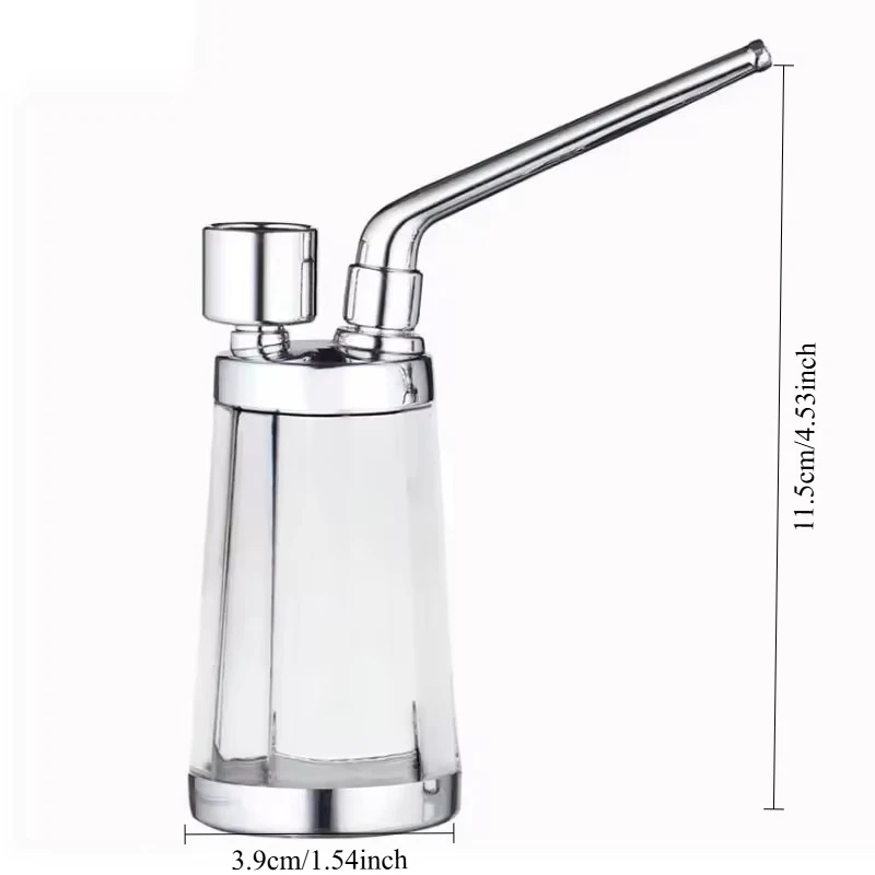 Portable Mini Water Pipe 2026 New Popular Bottle Tobacco Pipes Health Gift Metal Tube Filter for Smoking