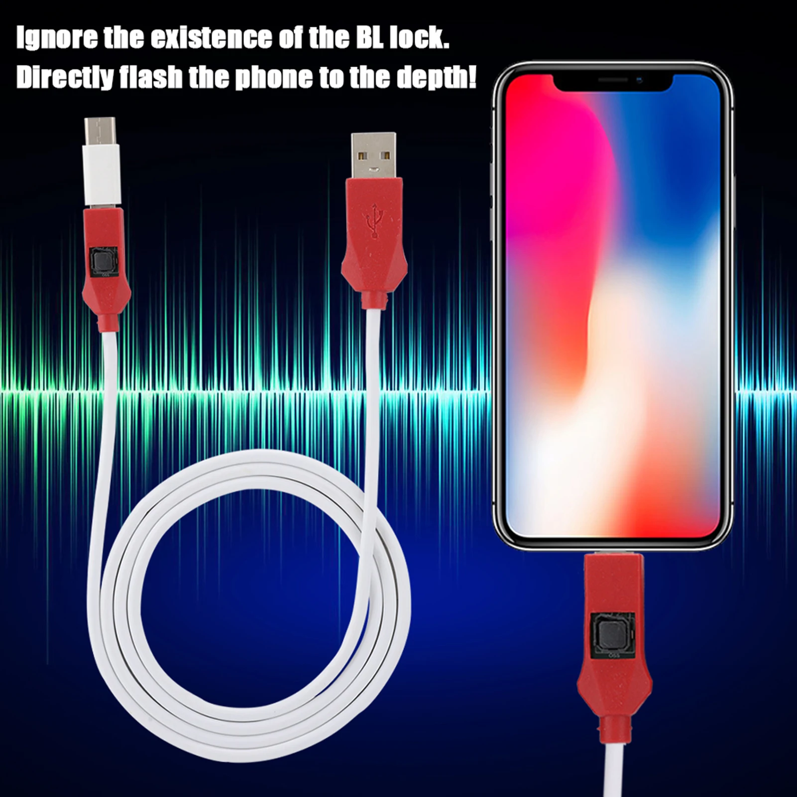Phone Repair Tool Deep Flash 9008 EDL Cable For Redmi Xiaomi Open Port Type C Adapter Engineer Line SFDER oss
