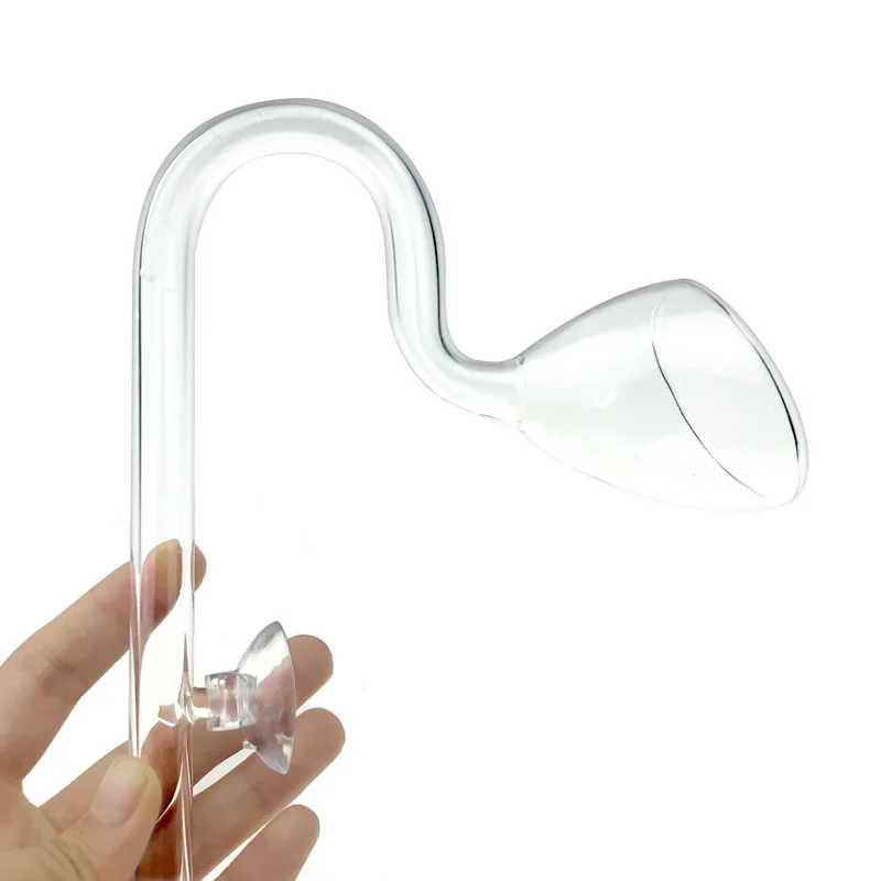 حوض السمك ADA نمط 13 مللي متر 17 مللي متر الزجاج زنبق الأنابيب تدفق تدفق خارجي أنبوب مدخل الزجاج انبوب ماء للأسماك مُرشِح خزان 12/16 مللي متر