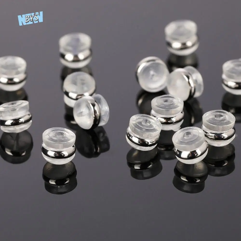 

Soft Earring plugs Accessories Jewelry Findings Soft Glue Earring Back Stoppers Ear Stud Backs Earring Pads DIY Stopper Plugs