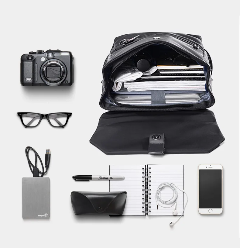 Zaini per laptop da uomo impermeabili Borsa da scuola per uomo Oxford Borsa da viaggio per uomo alla moda