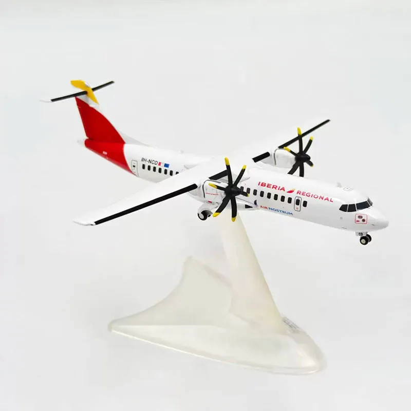 

Модель самолета HERPA ATR-72-600 в масштабе 1:200, артикул 573313, из сплава, статическая коллекционная модель, украшение, праздничный подарок, игрушка
