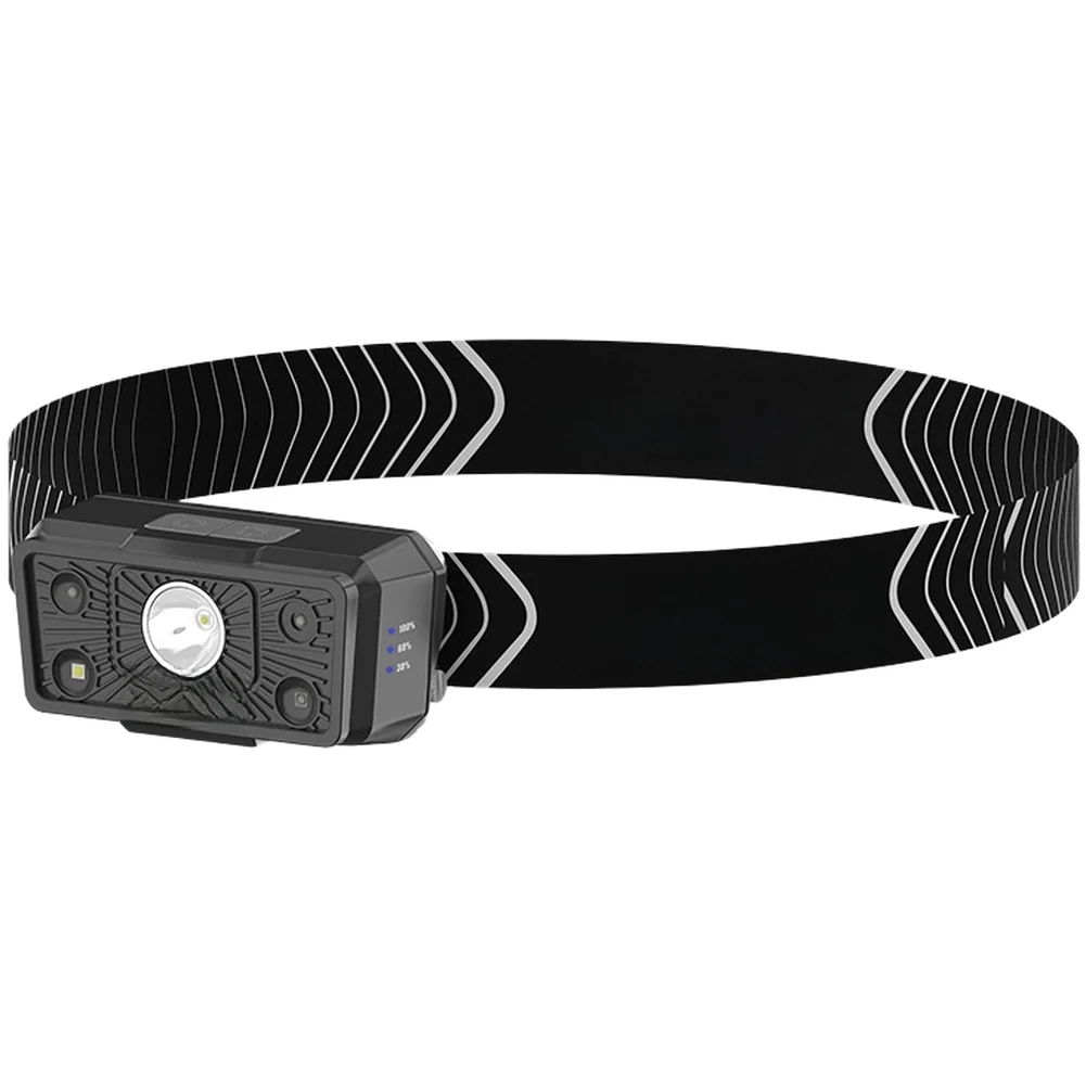 Multitool Infrared Sensor Headlamp 50 Grams Rechargeable Headlamp High Beam Low Beam Red Beam Flashing Red Beam