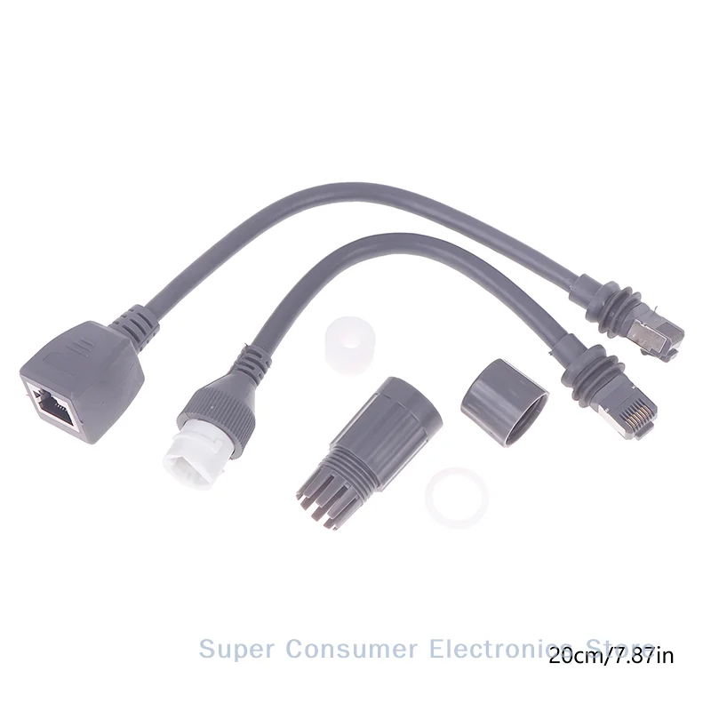 RJ45 schotelrouter converterkabel voor Starlink satelliet, rechthoekige verlengadapter Gen 3