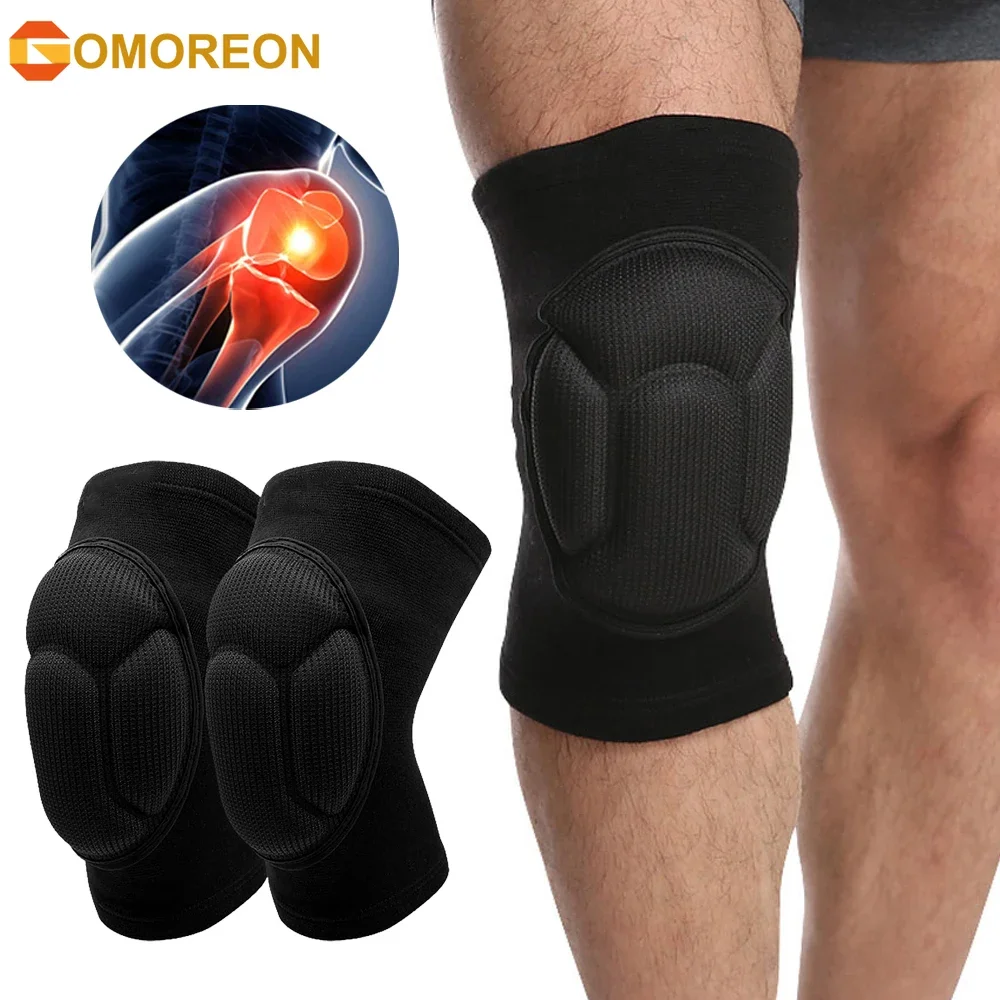 

Knee Pads Comfortable Non-Slip, Thick Extra Foam Cushion for Scrubbing Floors, Gardening, Yoga & Construction, Soft Inner Liner