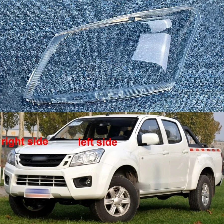 

For Isuzu Ruimai 2016 2017 2018 Headlamp Cover Headlight Transparent Lens Lamp Shell Masks Plexiglass Replace Original Lampshade