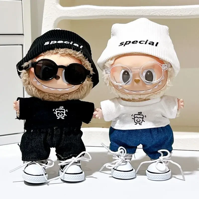 

Labubu Doll Clothes Special Hat Grasses Labubu I II Idol Dolls 15/17cm Plush Doll'S Clothes Sitting Party Accessories DIY Gifts