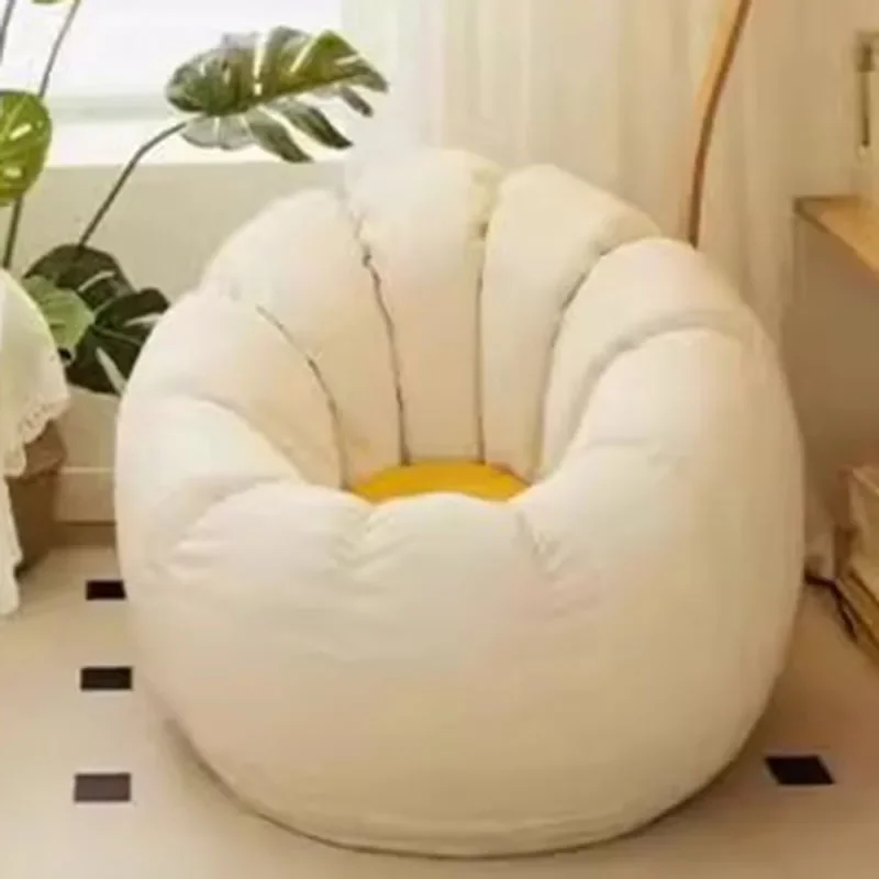 Sofás Tatami Groove de diseño, sofás de terciopelo con burbujas para niñas, muebles relajantes minimalistas blancos Sofy Do Salonu para sala de estar