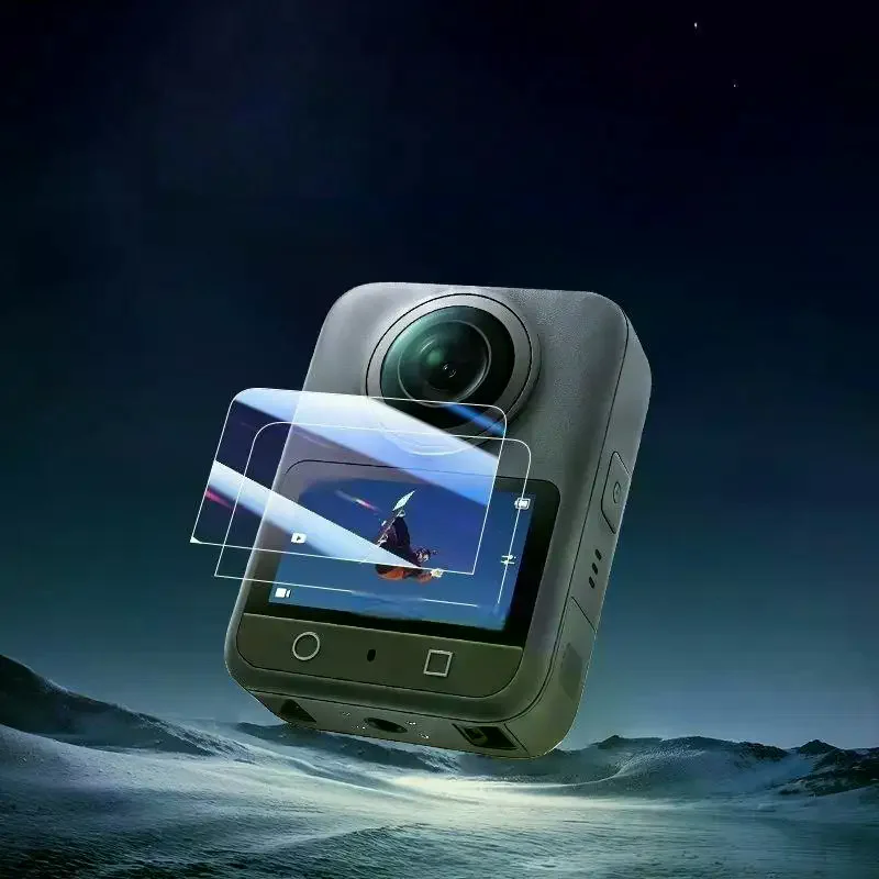 

3Pcs Camera Accessories For 360 Screen Protector 9H Tempered Glass HD Clear Responsive Touch Protective Film