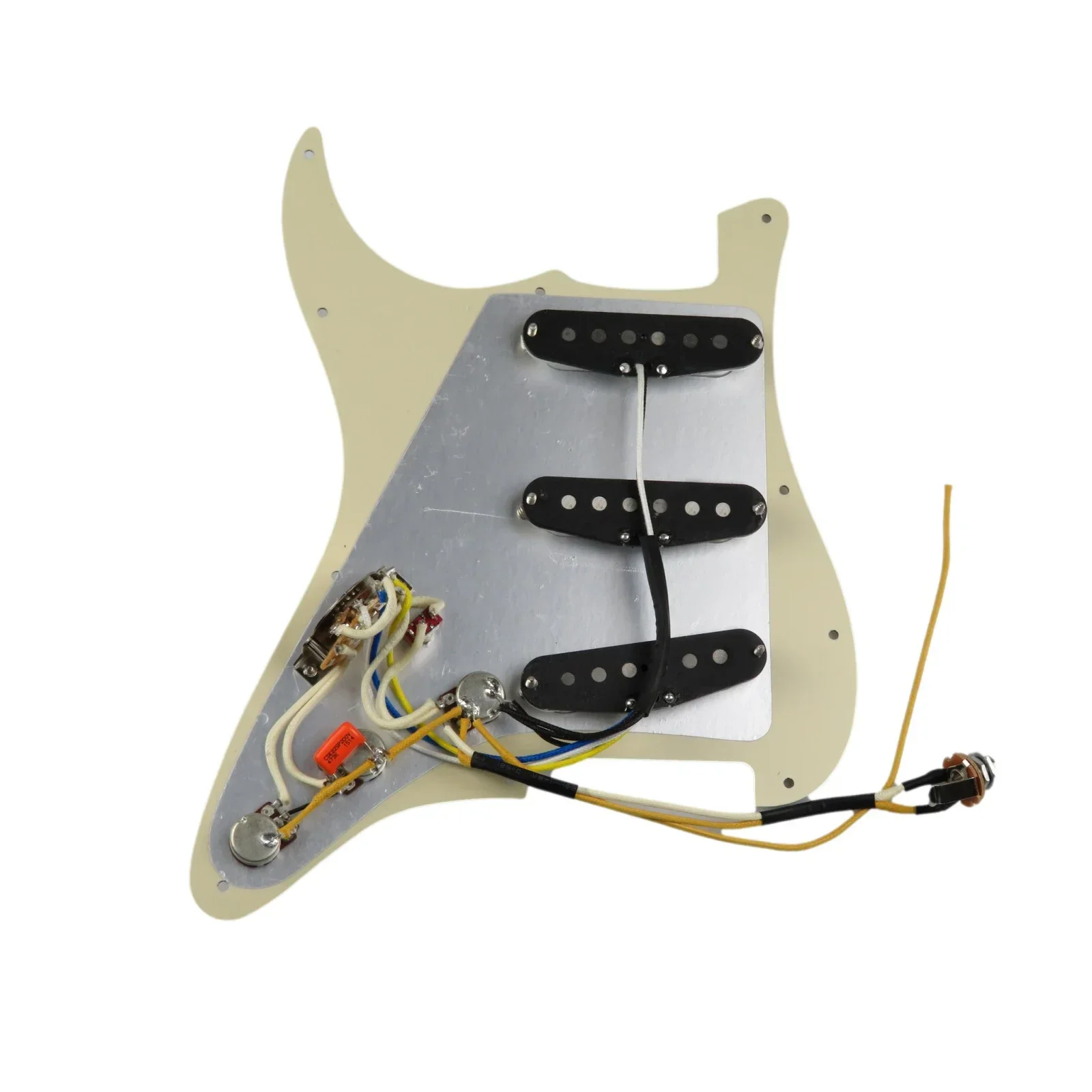 Pickguard de câblage pré-câblé chargé, Bobines simples, Style SSS 60s, Alnico 5 514-ups, 7 voies