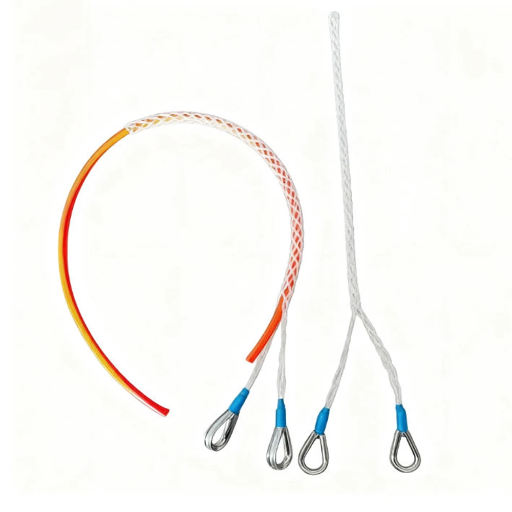 

Nylon Cable Mesh Sleeve Double-Lug Fixed High Density Braided Strong Pulling Force Corrosion Resistant for Marine/Seawater Use
