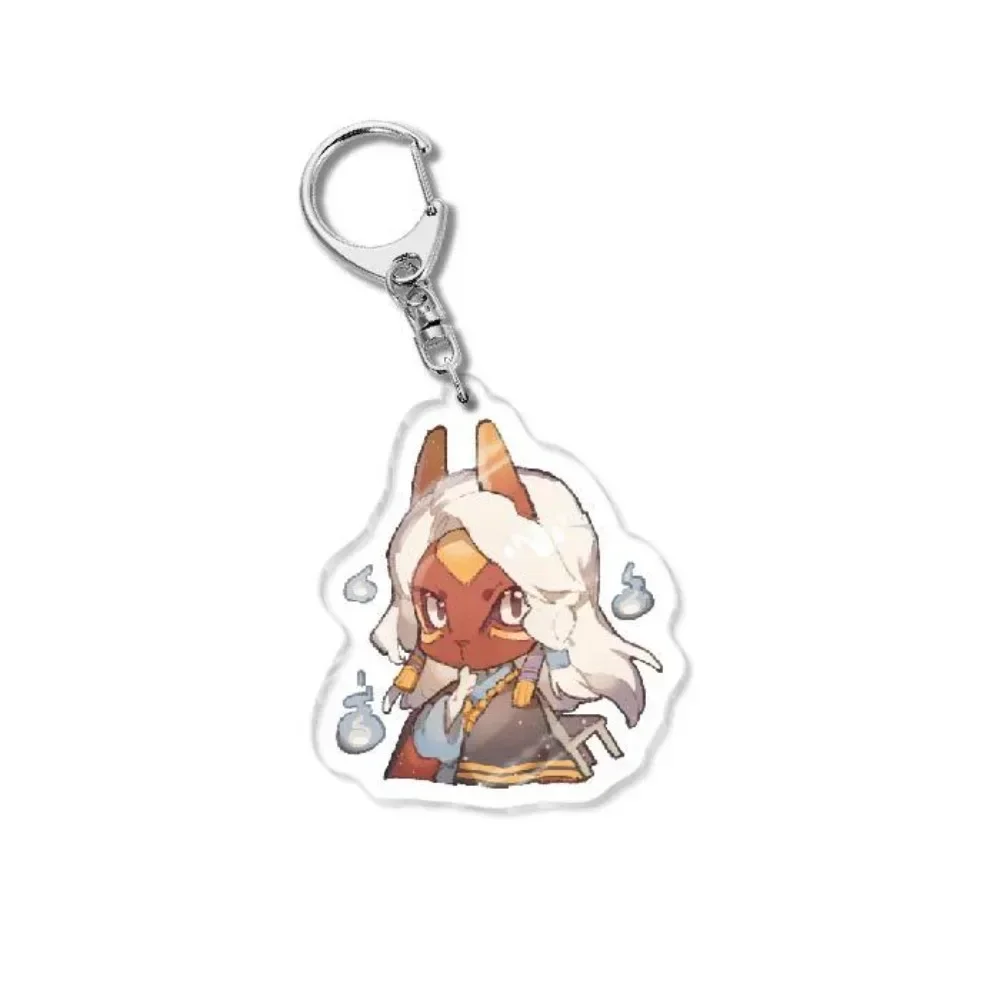 Anime Game Sky:Children of Light Character Key Chains Guang Yu Double-Sided Acrylic Key Rings Cute Anime Pendant Decor Gift