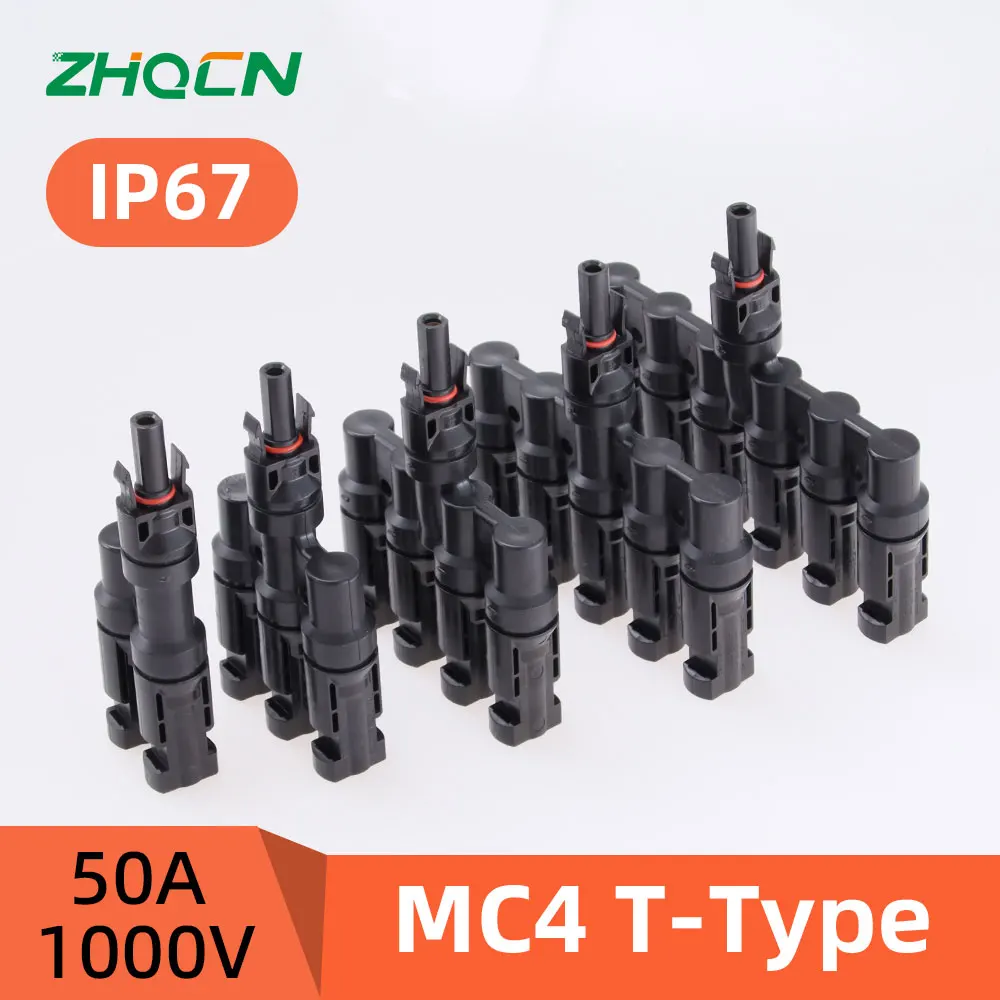 IP67 Solar Panel Connector Waterproof 1000V  30A/45A/50A Outdoor DC Linking Plug MC  for Photovoltaic Panel