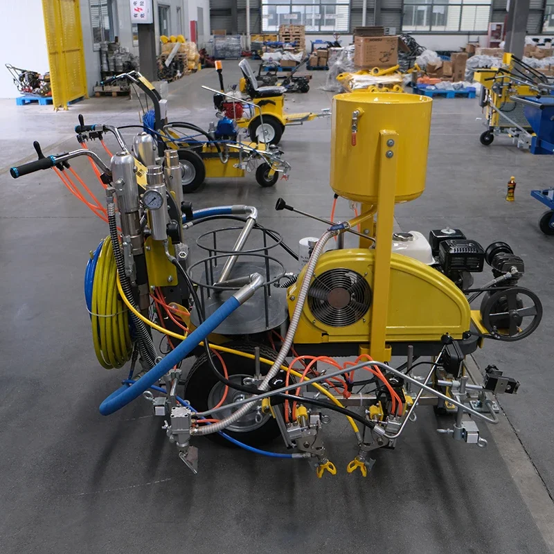 Two-Component Cold Spray Road Marking Machine