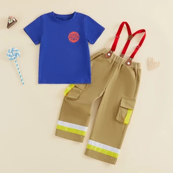 Printed Boys Suspender Set 1