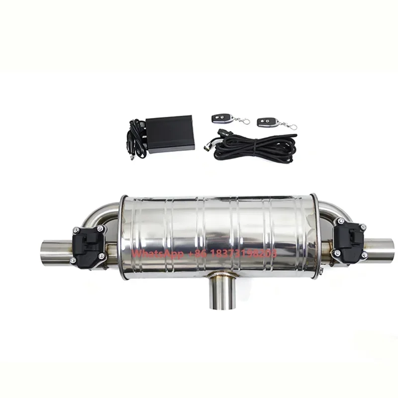 

Высокопроизводительный универсальный электронный клапан-глушитель из нержавеющей стали 304 с дистанционным управлением для нового трубопровода