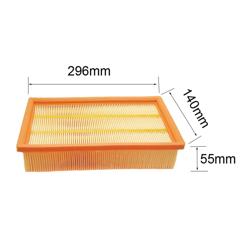 الترويج! 2 قطعة عناصر تصفية منقي الهواء مكنسة كهربائية تصفية عناصر استبدال مجموعات ل Karcher NT652 NT722 NT65 NT75