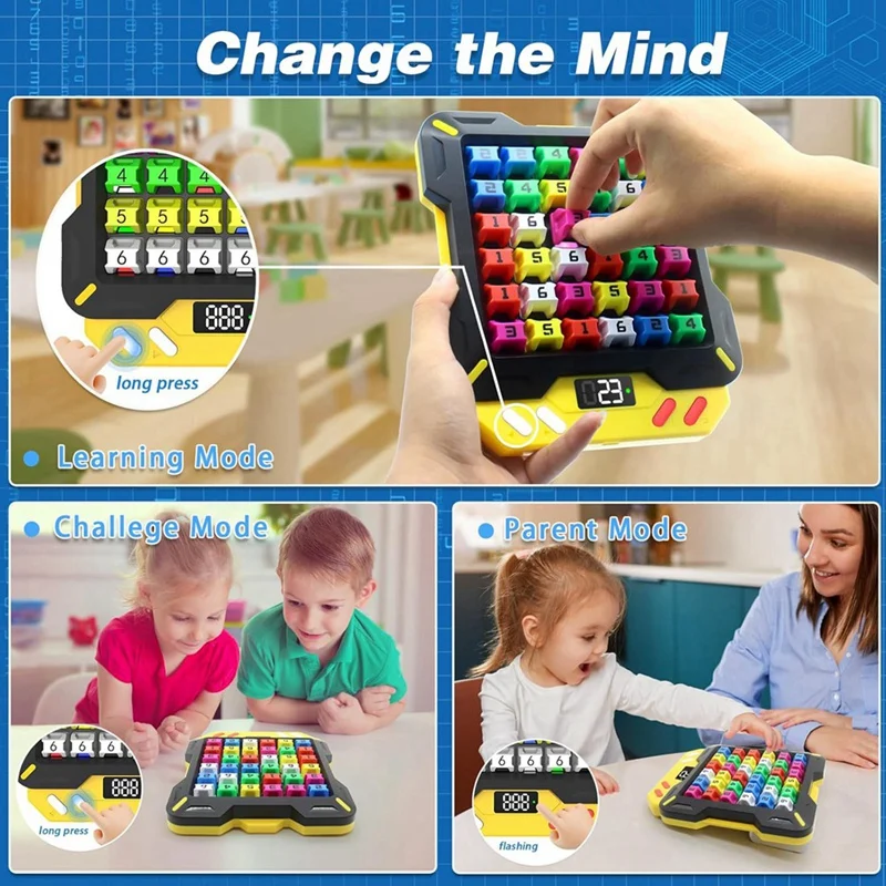 ABUM-jeux de Puzzle Sudoku intelligents, jeu de Puzzle électronique Sudoku jouets plus de 3500 défis casse-tête jeux de Puzzle cadeau pour les enfants