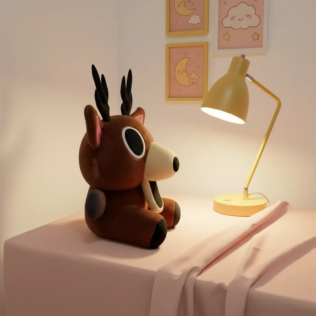 متوفر في المخزون الغزلان 99 ليلاً 99 ليلاً في الغابة دمية قطيفة ملحقات أنيمي لعبة هدية عيد الميلاد للهالوين #5