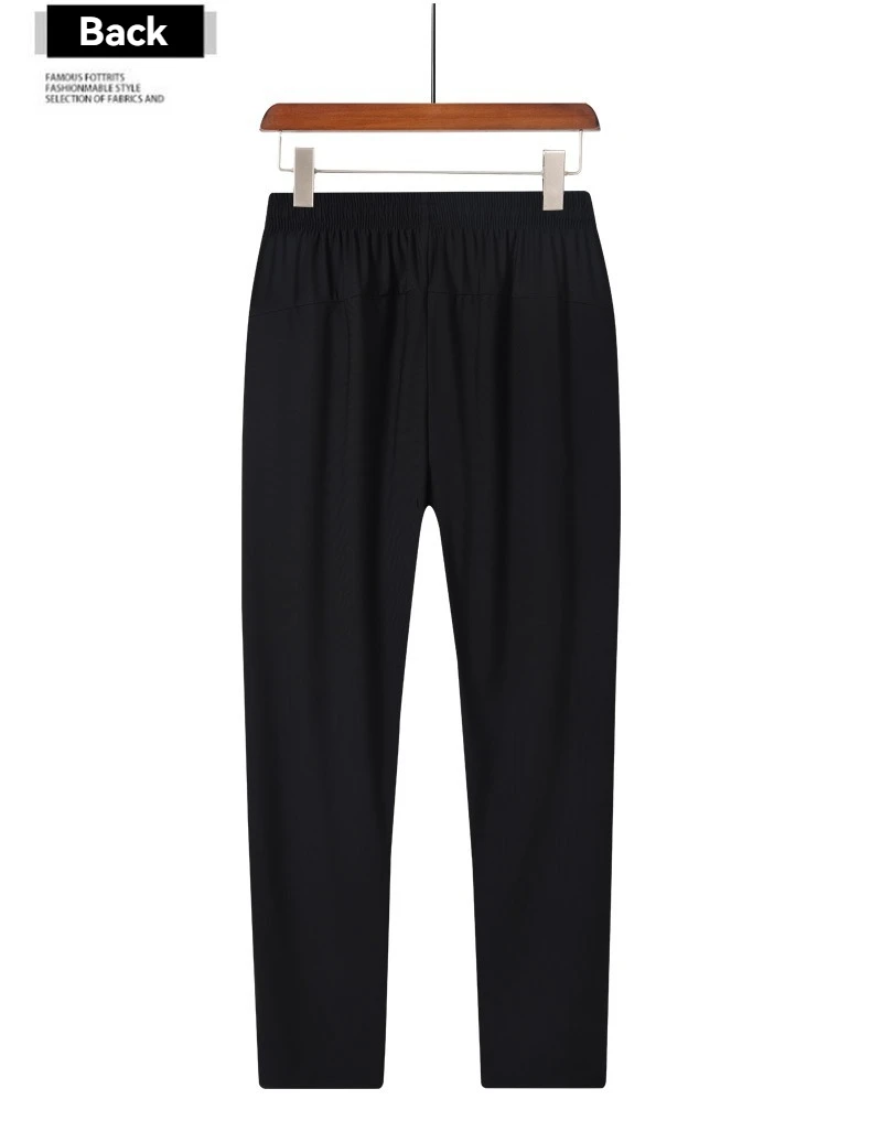 Neue atmungsaktive Herren-Sporthose aus Eisseide, schnell trocknend, schweißabsorbierend, bequem, kühl, hochwertige Outdoor-Hose für Herren – Detail 12