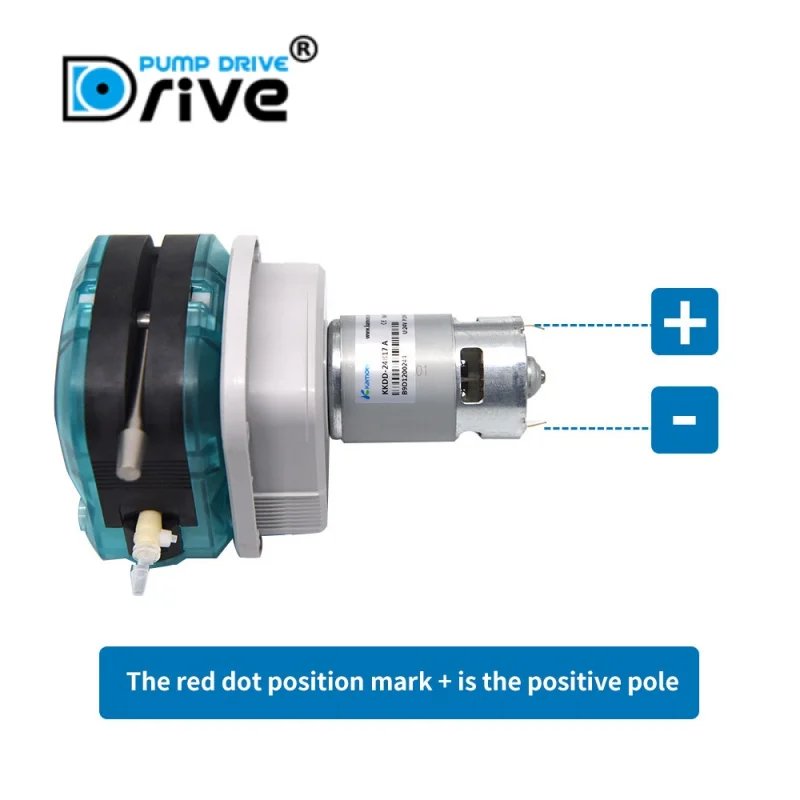 Kamoer L Type KKDD Multi-stage Gear Transmission DC Motor Peristaltic Pump for Liquid Transfer (Single Head)