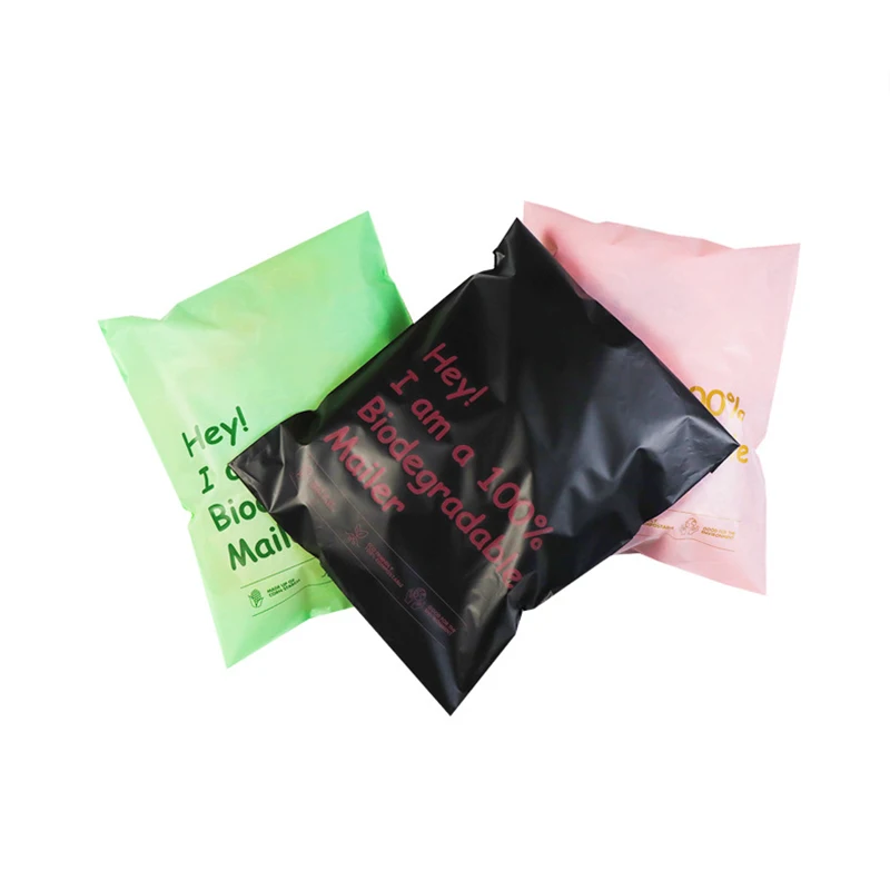 26x33cm/32x41cm Degradable Express Bag Biodegradable Courier Bag Pink/Black Shipping Envelopes Small Business Supplies Mailbag