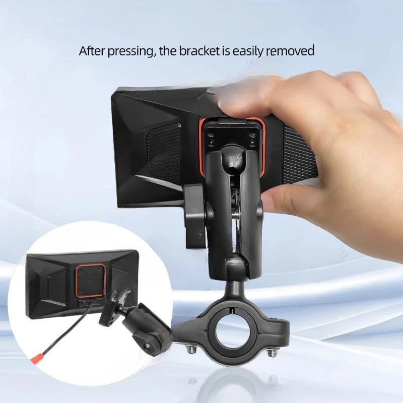 6inch Motocycle Navigation Display Wireless CarPlay Android Auto Monitor Bluetooth Portable Motorcycle Waterproof Screen