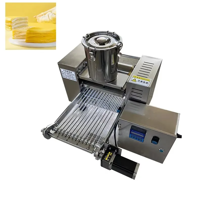 

【Best-selling】Automatic Mousse Thousand Layer Cake Making Machine Chesse Crepe Cake Machine
