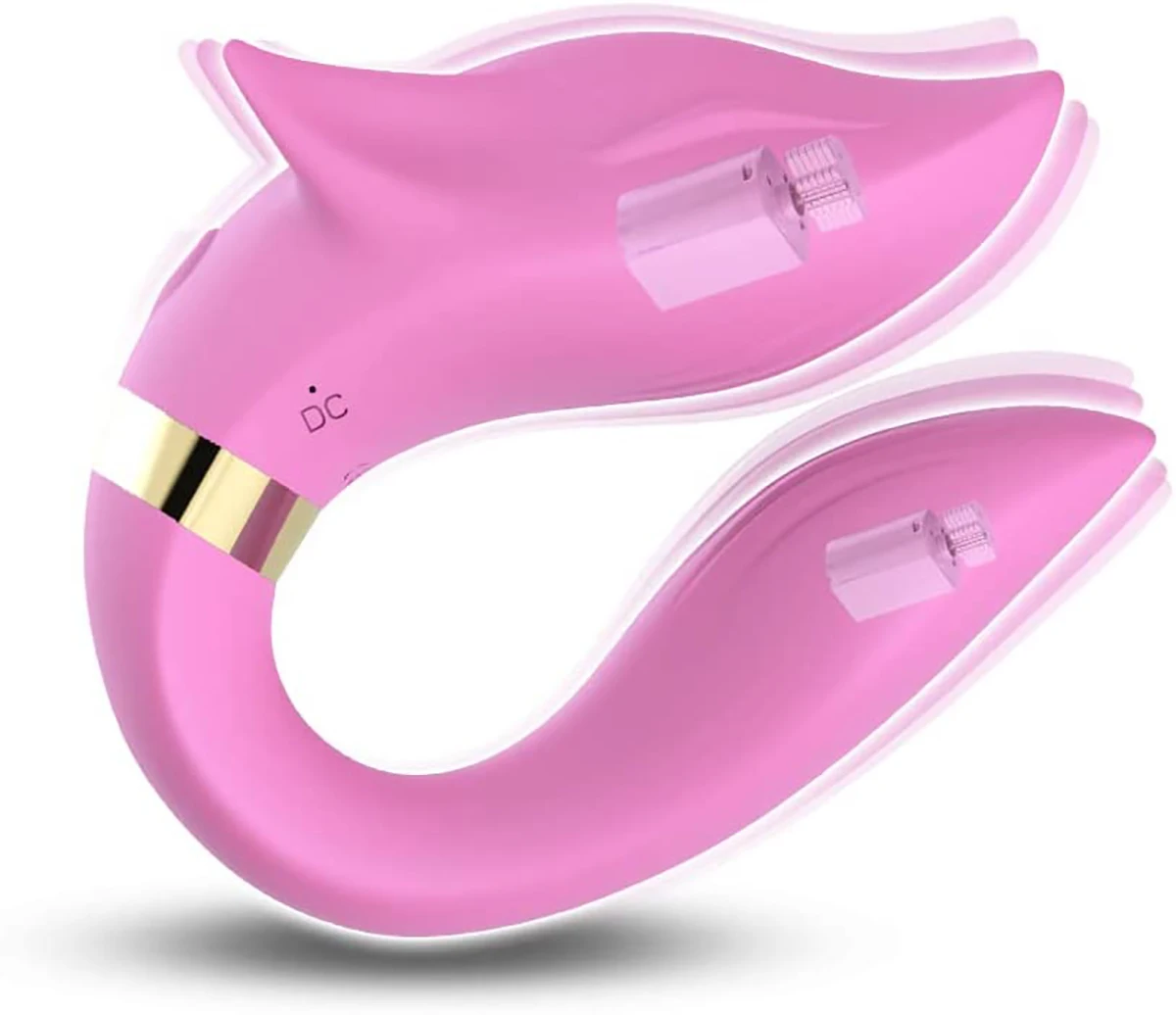 

Wearable Clitoral G-Spot Vibrator Stimulate Female Clit Dildo Nine Powerful Vibration Modes Waterproof Vibrator