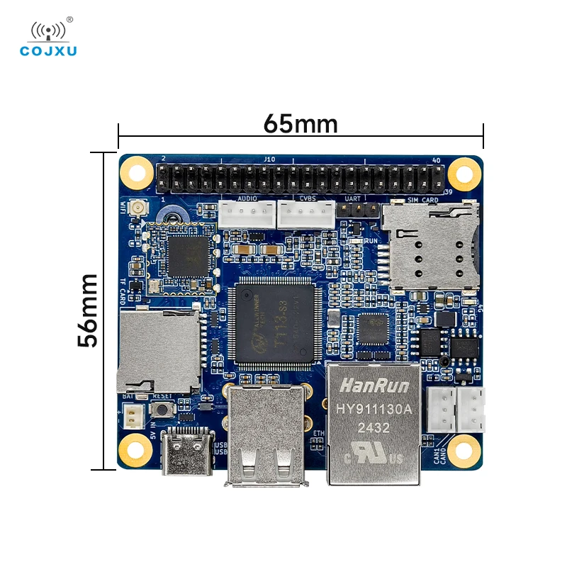 Single Board Computer T113-S Raspberry Pi 3A Linux CDEBYTE ECB31 Series Support Gigabit Wi-Fi5 4G ARM Embedded