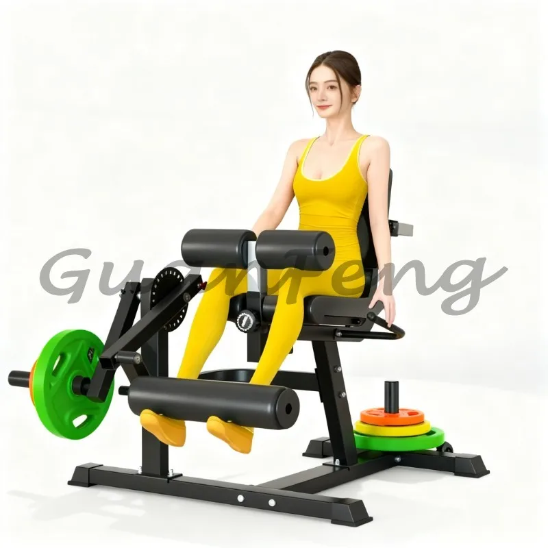 Sitting Leg Muscle Trainer, Lower Limb Strength Training Machine for Biceps Femoris Extension & Bending,  Gym Fitness Equipment