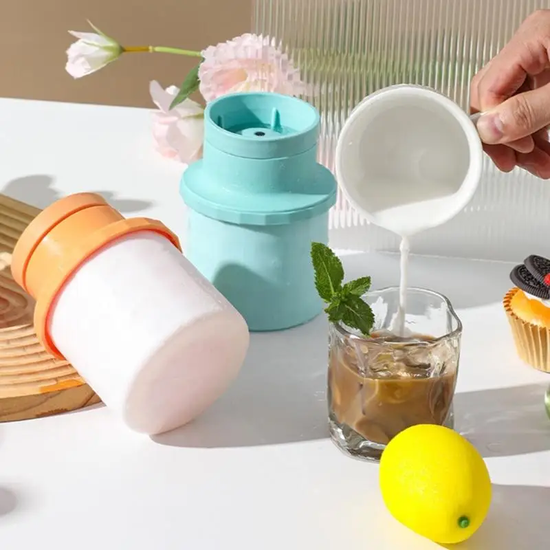 62KD Flexible Silicones Ice Tray For Big Ice Ball And Regular Cubes Ice Maker Bucket Cup For Chilling Beverages Quickly