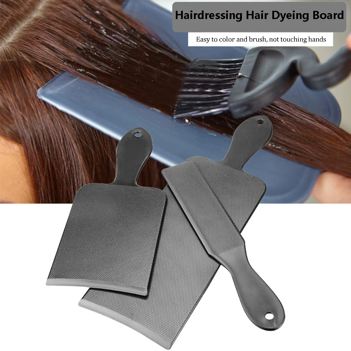 Barbershop Hair Coloring Dyeing Board Salon Portable Hairdressing Matte Palette Professional Barber Tinting Tools Accessories
